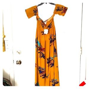 Cute floral long dress